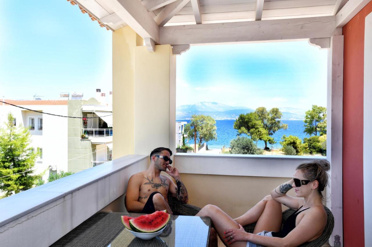 Ferienwohnung Livas Almyri Seafront Flat Kato Almiri Exterior foto